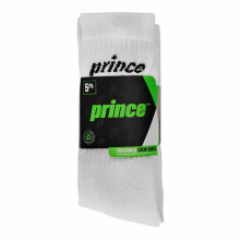 (9 UK-12 UK, White) Prince Mens Tennis Crew Socks (Pack of 5)