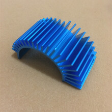 (Blue, 1pcs) Aluminum CNC Motor Heat Sink Radiator 540 545 550 For 1/10 RC Car Boat Part
