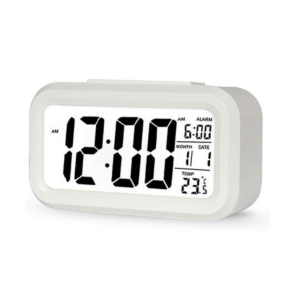 Digital Alarm Morning Clock with LCD Display and Snooze Function for Bedrooms