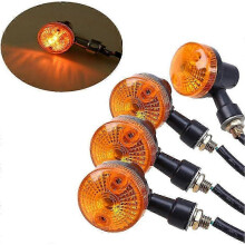 stk. motorsykkelindikatorer blinklys 12V vanntett universal for GN125 motorsykkel scooter quad cruiser offroad