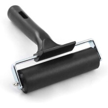 Rodillo de tinta, rodillo de goma Brayer para impresión, papel pintado, tinta para linograbado, 15 cm