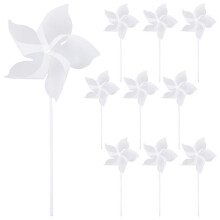 10Pcs DIY Craft Pinwheel Toy Craft Windmill Plaything Party Favors Gifts