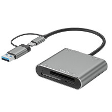 Compatible With New Usb 30 Memory Card Reader 5 In1 Usbc To Tf Sd Xqd