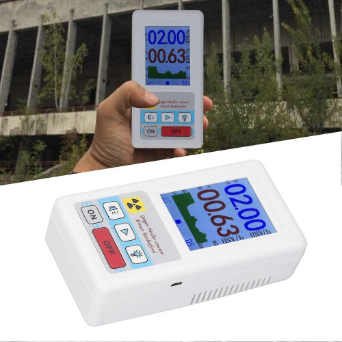 Ανιχνευτής Πυρηνικής Ακτινοβολίας BR 6 Geiger Counter 70x39x135mm Λευκός