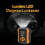 Compressore d'aria portatile per pneumatici auto da 12 V con display digitale e luce LED, 150 PSI, compatto. 5