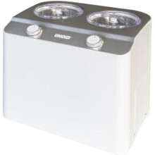 Sorbetière - Unold - Doppio - 2,4 L - 250 W - Acier Satin, Blanc