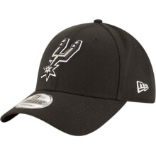 New Era Mens 9FORTY San Antonio Spurs Baseball Cap - Black