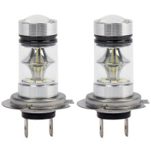 paire d'ampoules LED H7 haute puissance 100 W, 20 LED, pour phares antibrouillard de voiture, blanc 6000 K