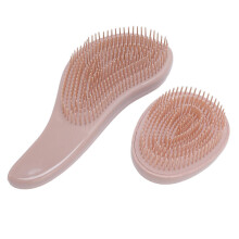 Ensemble de 4 brosses à cheveux en silicone en forme d'œuf pour tous types de cheveux