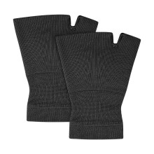 (Black, S) Wrist & Thumb Support Gloves - Sports Pressure Wrist Guard for Outdoor Activities, 1 Pair