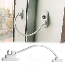 Abschließbarer Sicherheitskabelbegrenzer für Fenster/Türen mit Schlüssel