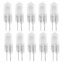 10 stuks G4 12V 20W halogeenlampen, capsulelampen, lange levensduur, 2 pinnen, warm wit