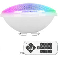 RGBW 45W PAR56 zwembadlamp, LED zwembadspot waterdicht IP68, LED onderdompelbare zwembadlamp 12V DC/AC