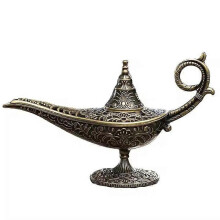 Antike Lampe, Räuchergefäß aus Metall, Duftkerzenhalter und unparfümierter Kerzenhalter, Heimdekoration, Geschenk, arabisches