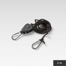 Set Hochleistungs-Ratschenaufhängung für Grow-Lampen, geeignet für Camping, Markisen, Seile, Zelte, Befestigungsschnalle, Rol