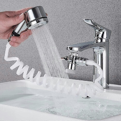 Handdouche wastafel doucheslang sproeier
