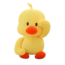 Pato bailarín de peluche amarillo, juguete para niños, 30 cm