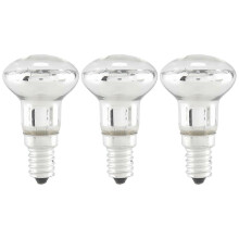Bombilla de repuesto para lámpara de lava E14 R39 de 30 W, tipo foco, de rosca, con reflector transparente.