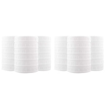 36 Pack Plastic Regular Mouth Mason Jar Lids for , Kerr and More - Food Grade White Plastic Storage Caps