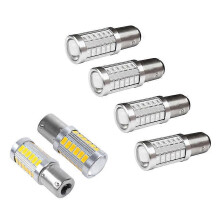 kpl auton valoja: 4 kpl 1157 P21/5W Bay15D Super Bright 33 SMD 5630 5730 LED-auton jarruvalon polttimoita, sumuvalon polttimo