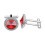 Μανικετόκουμπα Swarovski Elements Crystal Venice Love Ανδρικά Μανικετόκουμπα με Στ 1