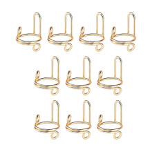 10Pcs Fingernail Rings,Halal Nail Rings Set,Removable for Press on Nails Nail