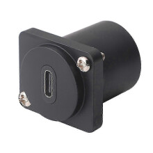 USB USBC Type C Typec Female to Female F-F Panel Mount Extention Round Adapter