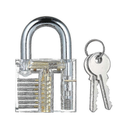 Training Transparent Padlock Visible Padlocks Lock Picking Tool Practice Locksmith Tools Lockpicking