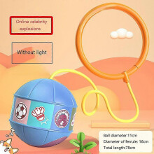 1PCAnkle Jump Rope Skip Ball Glowing Skipping Toy For Kids Adults Sports Swing Ball Safe Colorful Fun Ankle Jump Rope