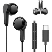Compatible With Usb C Headphones Magnetic Wired Earbuds With Microphone