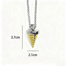 Collana portachiavi con ciondolo a spirale a forma di trapano anime per uomo e donna, accessori per fan, collezione di gi