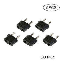 5 adattatori di conversione da 110 V a 220 V, adattatori da viaggio, convertitori