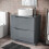 NES Home 800mm Grey Freestanding Vanity With Worktop and 420mm Round Basin 1