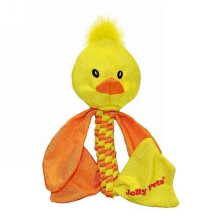 Brinquedo para Cão em Forma de Pato Pequeno, 1 Unidade, Resistente e Macio para Mordida e Diversão
