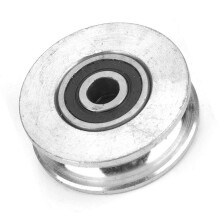 Polia de elevação com roda guia para cabo de aço, rolamento de alta resistência, 56 mm