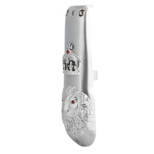 Capa para Máquina de Cortar Cabelo em Liga de Zinco, Compatível com Modelos 8571, 8148 e 8591, 15,3 x 4,5 cm, Prata