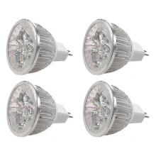 x 3W MR16 12V teplé biele LED svetlo, reflektor, Happy H
