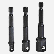 2018 Nová sada 3 ks 1/2" 1/4" 3/8" šesťhranných predlžovacích bitov, adaptér pre upínaciu stopku pre elektrický skrutkov