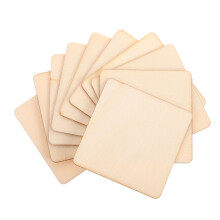 10St Blank Plankjes Voor DIY Decoratie En Schilderen Lichtbruin
