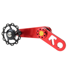 1Aluminium Kettinggeleider En Tensioner Rood