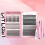Single-cluster segmented eyelashes with glue A10 eyelash book set 1