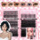 Single-cluster segmented eyelashes with glue A12 - Eyelash book mix (690 clusters) 1