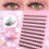 10 rows of thick, mixed-style false eyelashes, A02 natural style - 10 rows 1