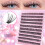 10 rows of thick, mixed, segmented false eyelashes, 40D, 10 rows - 200 individual lashes 1