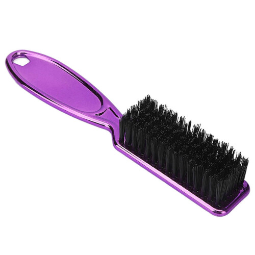 Pente de styling para barba e cabelo com cabo, escova multifuncional roxa para cuidados e corte 1