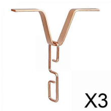 3x Esőcsatorna-lánc adapter lánckampó esőcsatorna-csengőkhöz, strapabíró,
