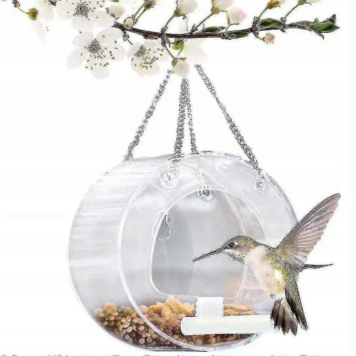 Fuglefoderautomat Adsorption Transparent Fuglebur Mad Vandskåle 2