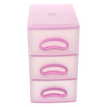 1X Roze Desktop Lade Organizer, Meerdere Opbergbak, Plastic
