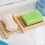 Conjunto de 2 saboneteiras de bambu natural feitas à mão, para duche e lavatório, com design ventilado e secagem rápida 3