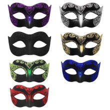db-os elegáns fekete csipkés álarcosbál maszk szett pároknak, tökéletes velencei partikra, Mardi Gras-ra és Halloween ün